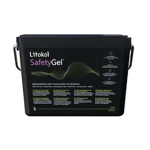 Sicherheits-Abdichtungsbahn - SAFETYGEL&reg; - LITOKOL - für Fußboden / für Duschen / für Wand