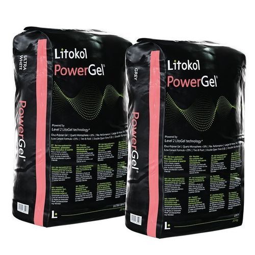 Klebemörtel für Estrich - POWERGEL&reg; - LITOKOL - für Fliesen / für Stein / für Wand
