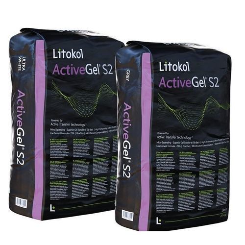 Klebemörtel für Estrich - ACTIVEGEL&reg; S2 - LITOKOL - für Fliesen / für Stein / für Wand