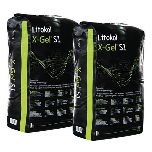 Klebemörtel für Fliesen - X-GEL&reg; S1 - LITOKOL - für Stein / für Marmor / für Wand