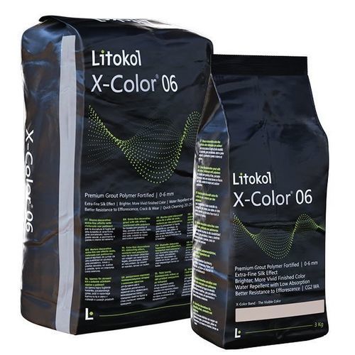 Mörtel für Verfugung - X-COLOR® 06 - LITOKOL - zur Endbearbeitung / für Fliesen / für Stein