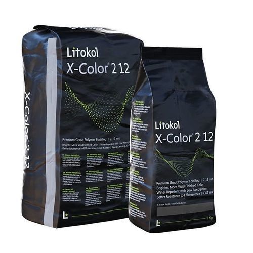 Mörtel für Verfugung - X-COLOR&reg; 2 12 - LITOKOL - zur Endbearbeitung / für Fliesen / für Stein