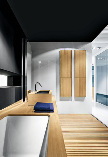 Begehbare Dusche - BATHTUB – WASHBASIN – SHOWER SYSTEM - MAKRO - Glas / rechteckig