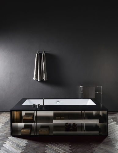 Freistehende Badewanne - MY STYLE - MAKRO - Corian® / Marmor / Holz