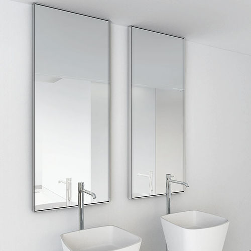 Wandmontierter Spiegel für Badezimmer - FRAME - MAKRO - modern / rechteckig
