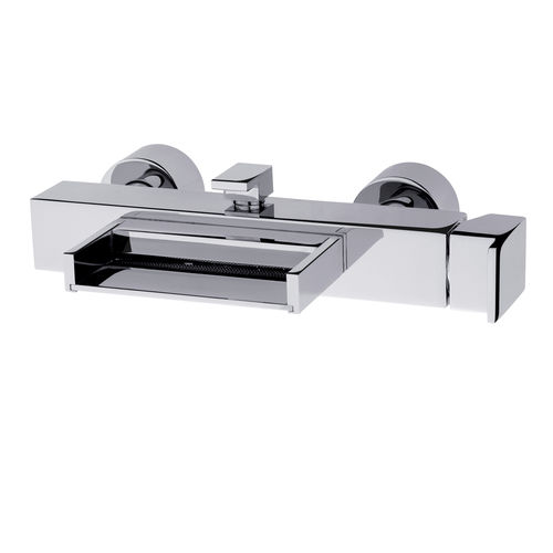 Einhebelmischer für Badewanne - LORY CASCATA: F 05701001 - MARCO MAMMOLITI - wandmontiert / Metall / für Badezimmer
