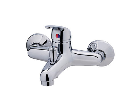 Einhebelmischer für Badewanne - SHARK: F 09001001 - MARCO MAMMOLITI - wandmontiert / Metall / für Badezimmer