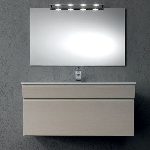Wandhängender Waschtisch-Unterschrank - S 122 - MOBILTESINO - Holz / modern / mit Schubladen