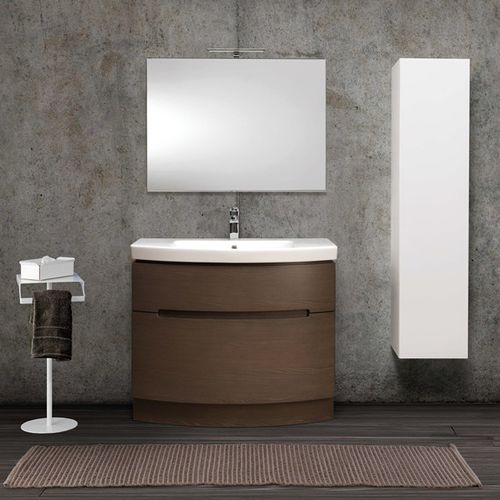 Wandhängender Waschtisch-Unterschrank - DR06 - MOBILTESINO - Holz / modern / mit Schubladen