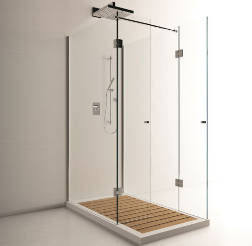 Glas-Duschkabine - ST.603 - MOMA DESIGN - mit Flügeltür / rechteckig / Transparentglas