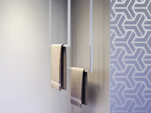 Handtuchhalter / 2 Stangen - SERVETTO - MOMA DESIGN - für Deckenmontage / Metall / für Hotels