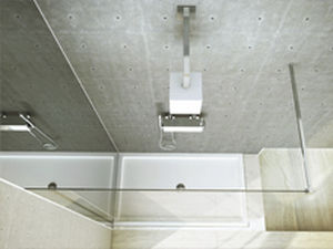 Glas-Duschkabine - BX.502 LITE - MOMA DESIGN - stationär / für Eckeinbau / Transparentglas