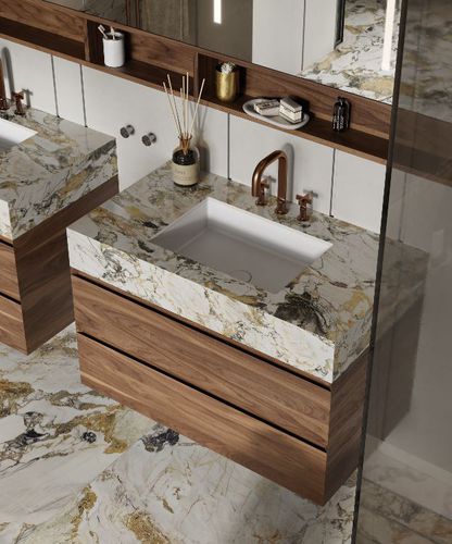 Unterbauwaschbecken - DESK  - MOMA DESIGN - Mineralwerkstoff / rechteckig / ohne Öffnung