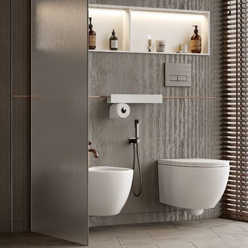 Wandhängendes Bidet - BTONDO - MOMA DESIGN - Keramik