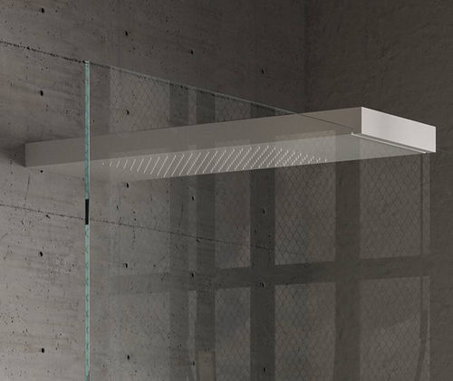Wandmontierter Duschkopf - SHOWER GLASS - MOMA DESIGN - rechteckig / Regenstrahl