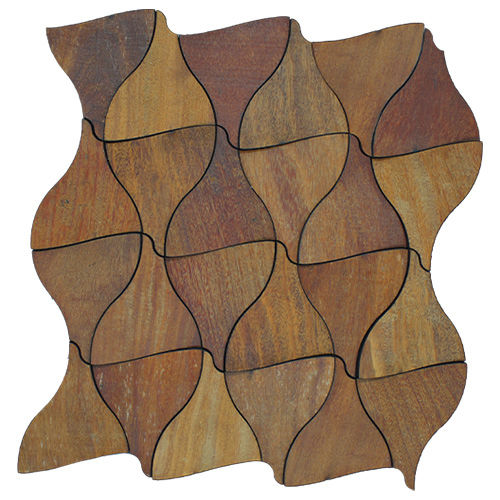Holzfliesen - CANDANGO LEGNO - MOSARTE - in Naturoptik / für den Innenraum / für Wohnzimmer
