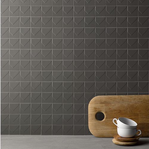 Feinsteinzeugfliesen - NUMI : PEAK - MUTINA - Relief / für den Innenraum / Wand