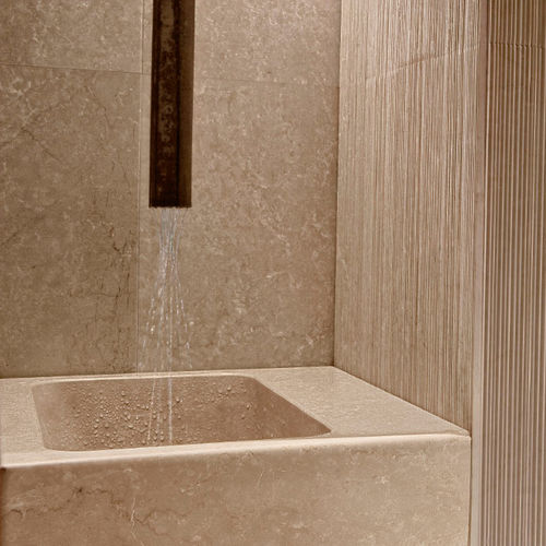 Einbauwaschbecken - SINK 8 - PETRA ANTIQUA - Marmor / quadratisch / modern