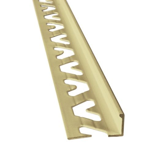 Metallabschlussprofil - ICON SLIM GOLD   - PORTOBELLO - für Trennwand / Ortgang / L