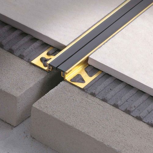 Aluminium-Dehnungsfuge - COFLEX CBL - PROFILITEC - Messing / für Fußboden