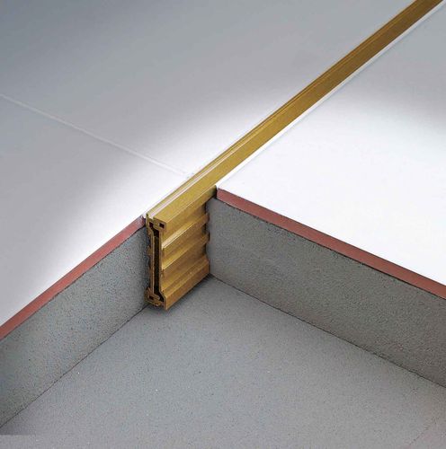 Aluminium-Dehnungsfuge - COFLEX CKM - PROFILITEC - Messing / für Fußboden
