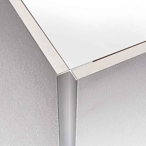 Abschlussprofil / anodisiertes Aluminium - PLANO PS 130 - PROFILITEC - für Außeneckprofil / Winkel