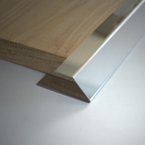 Messing-Abschlussprofil - WOODTEC LP - PROFILITEC - Edelstahl / für Bodenbeschichtung / Ortgang