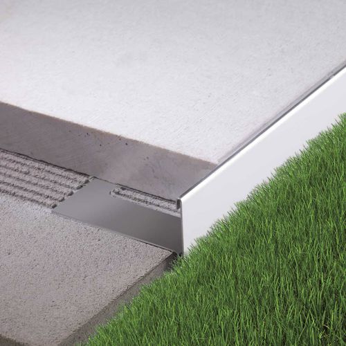 Aluminium-Abschlussprofil - BORDERTEC BSR - PROFILITEC - Edelstahl / für Bodenbeschichtung / Ortgang