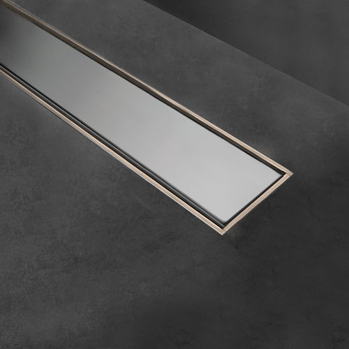 Abflussrinnen-Gitter / Edelstahl - SHOWERTEC STL F - PROFILITEC - Aluminium / für Innenausbau