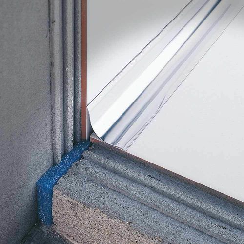 Edelstahl-Abschlussprofil - Sanitec IC25 - PROFILITEC - für Bodenbeschichtung / für Feuchträume / für Fußleiste