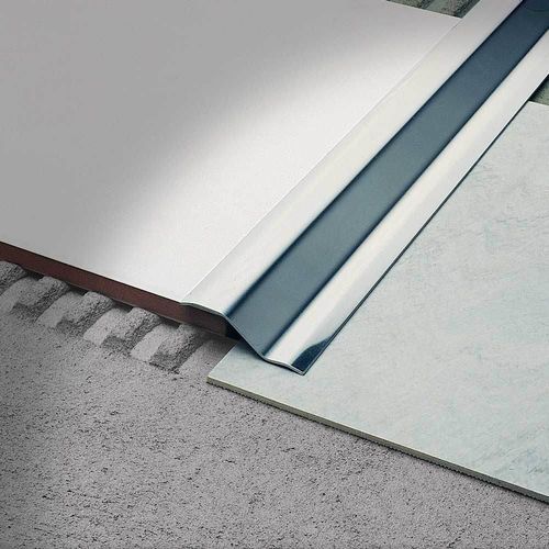Übergangsprofil / anodisiertes Aluminium - Variotec DK - PROFILITEC - Edelstahl / Messing / für Fußboden
