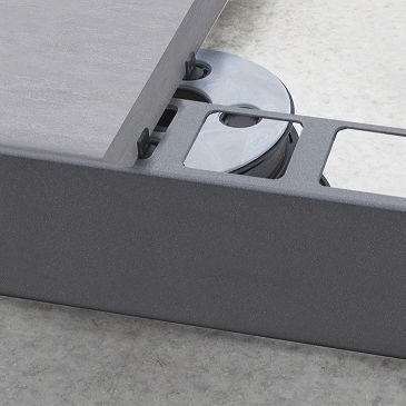 Aluminium-Abschlussprofil - Bordertec BSR - PROFILITEC - für Fliesen / für Fußboden / für Doppelböden