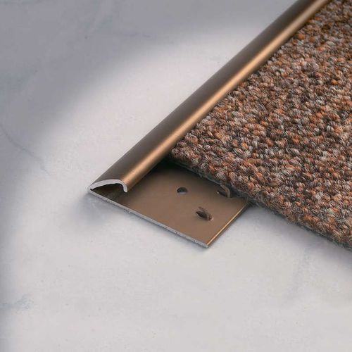 Übergangsprofil / anodisiertes Aluminium - Carpetec MD - PROFILITEC - für Teppichböden / für Fußboden / für Bodenbeschichtung