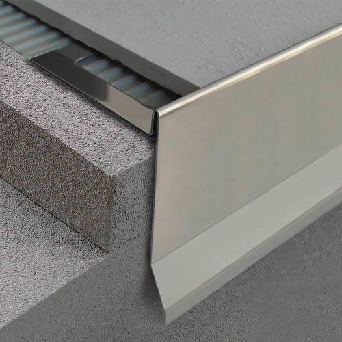 Aluminium-Abschlussprofil - BORDERTEC BCS - PROFILITEC - Edelstahl / anodisiertes Aluminium / gebürsteter Edelstahl