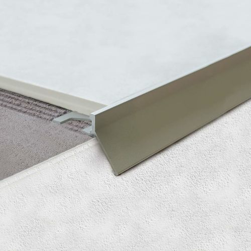 Aluminium-Abschlussprofil - BORDERTEC BBR - PROFILITEC - anodisiertes Aluminium / für Fliesen / für Bodenbeschichtung