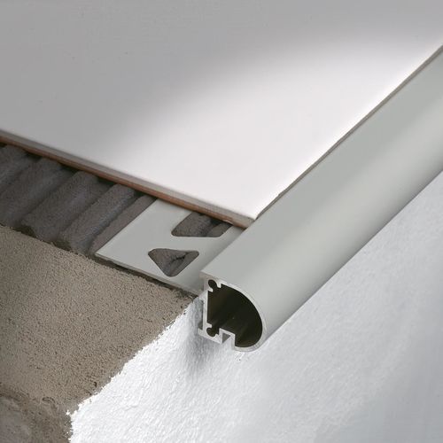 Aluminium-Abschlussprofil - BORDERTEC BR - PROFILITEC - für Fußboden / für Außeneckprofil / für Fliesen