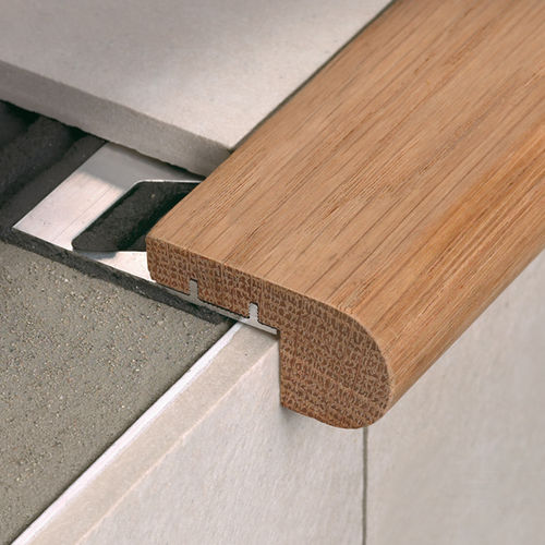 Holz-Treppenkante - STAIRTEC FW  - PROFILITEC - Aluminium