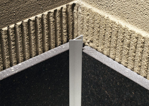 Aluminium-Abschlussprofil - SANITEC SB - PROFILITEC - für Fliesen / für Inneneckprofil