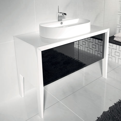 Freistehender Waschtisch-Unterschrank - JET SET: 105  - PROGETTOBAGNO - Keramik / Kristall / modern