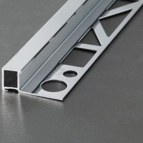 Aluminium-Abschlussprofil - PRODECOR Q SERIES - PROLINE - anodisiertes Aluminium / Edelstahl / für Fliesen