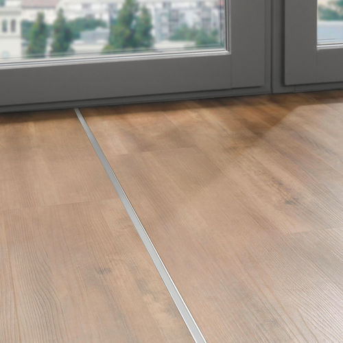 Aluminium-Fugenabdeckung - PRODECOR T series - PROLINE - Edelstahl / für den Innenbereich
