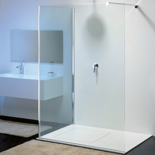 Begehbare Duschkabine - MR-2 - PROVEX - Glas / mit Flügeltür / rechteckig