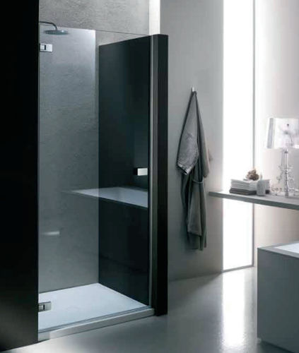 Glas-Duschkabine - XN + XB - PROVEX - Aluminium / mit Flügeltür / rechteckig
