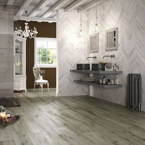 Feinsteinzeugfliesen - WOODIE - Ceramica Rondine - matt / für den Innenraum / für Badezimmer