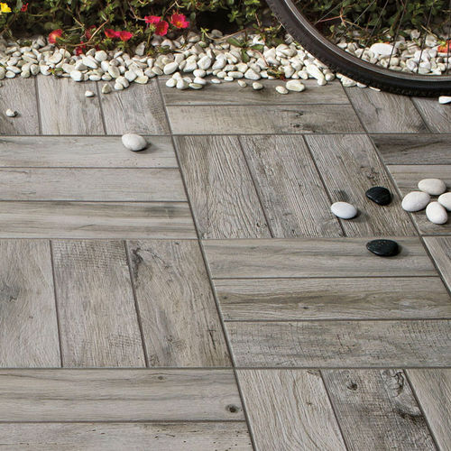 Feinsteinzeugfliesen - GREY - Ceramica Rondine - poliert / für Außenbereich / für Garten
