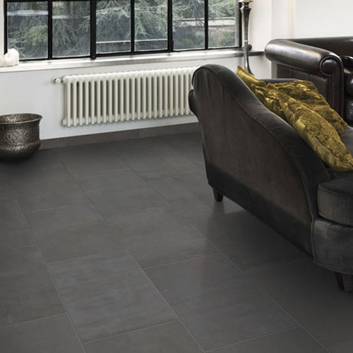 Feinsteinzeugfliesen - BLACK - Ceramica Rondine - poliert / für den Innenraum / für Wohnzimmer