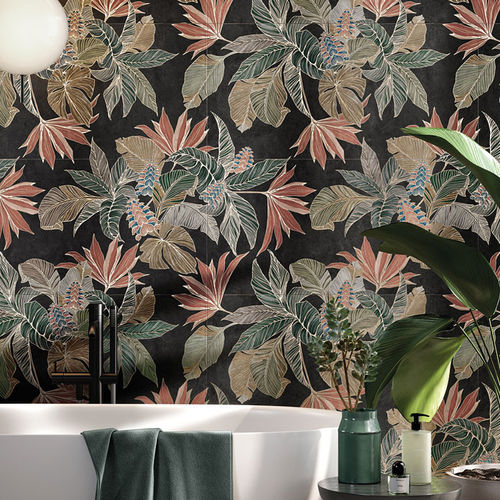 Feinsteinzeugfliesen - black bomb - Ceramica Rondine - für den Innenraum / für Badezimmer / Wand