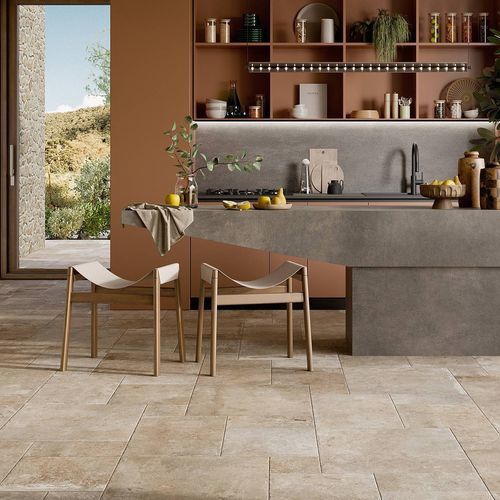 Feinsteinzeugfliesen - J92460 - Ceramica Rondine - Porzellan / in Steinoptik / für den Innenraum