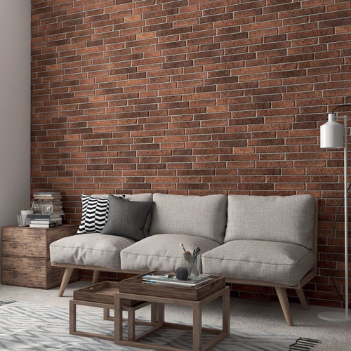 Ziegeloptik-Fliesen - DUBLIN  - SIMA CERAMICHE - Feinsteinzeug / in Naturoptik / für den Innenraum