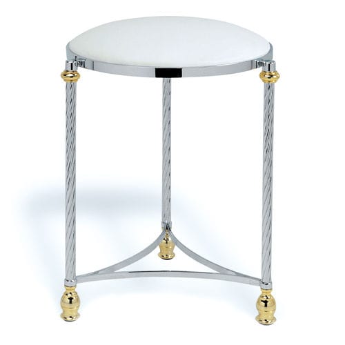 Klassischer Hocker - G 627 VULCI - STILHAUS - Polyurethanschaum / Gestell aus Metall / mit 3 Beinen